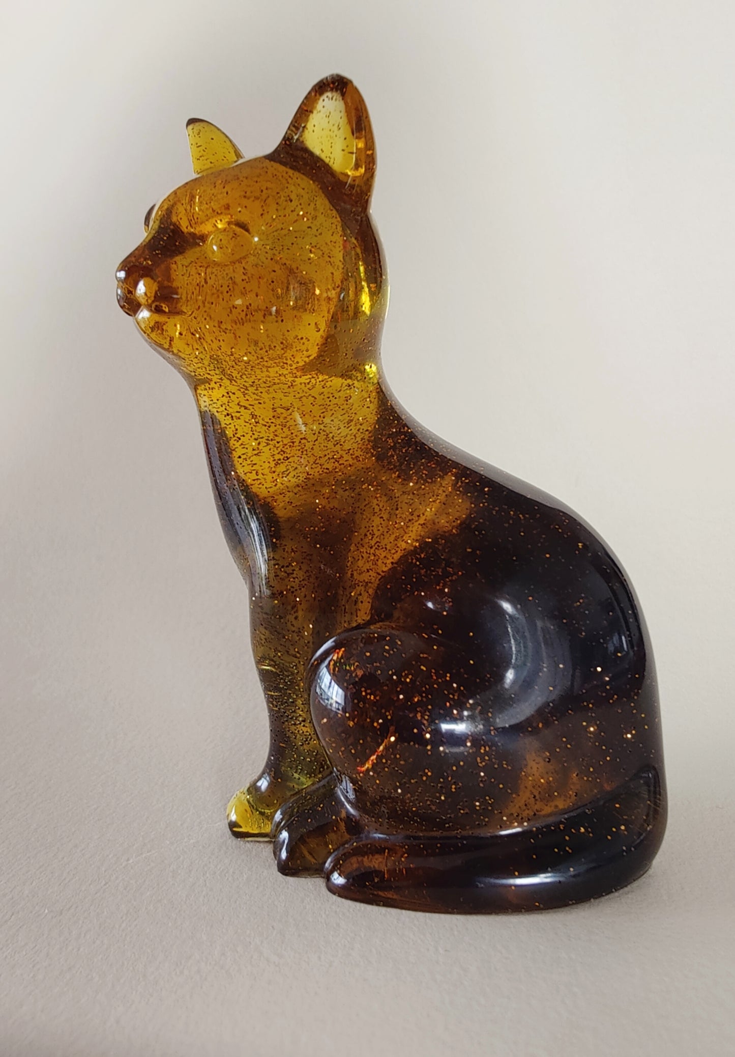 Kissapatsas keltaoranssi/musta