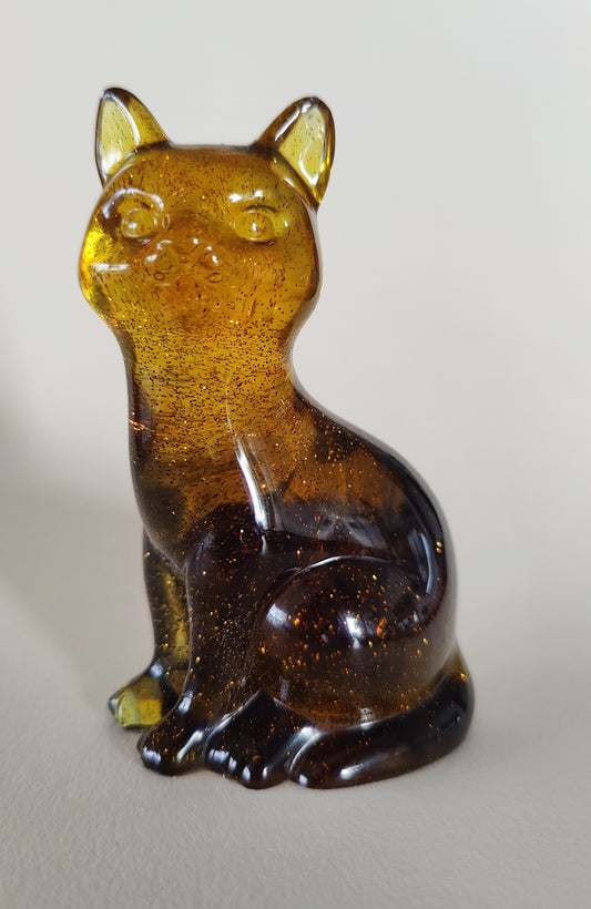 Kissapatsas keltaoranssi/musta