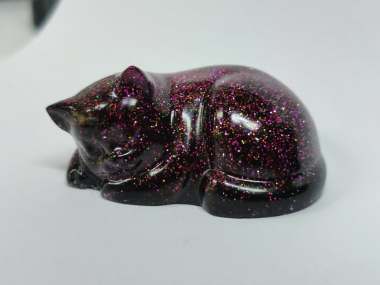 Ikiunta Uinuva kissapatsas, musta ja violetti